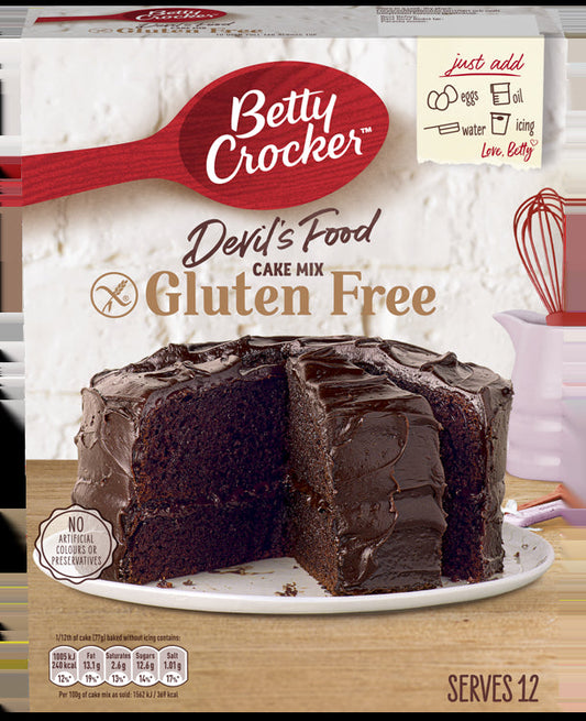 Betty Crocker GLUTEN FREE Devil's Food Cake Mix- 425G