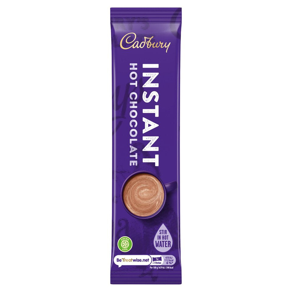 Individual Sachets - Cadbury Instant Hot Chocolate 28g x 50