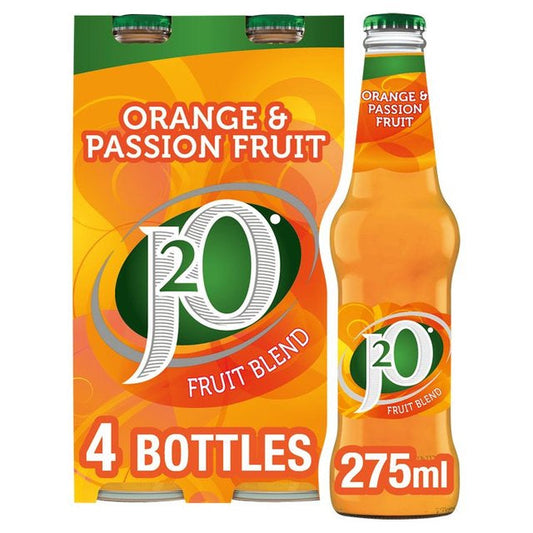 J2O Orange & Passion Fruit - 4 x 275ml