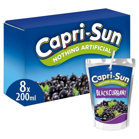 Capri-Sun Blackcurrant Juice Drinks 8 x 200ml