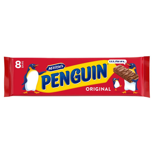 Mcvities Penguin Milk Chocolate Biscuit 8 Pack