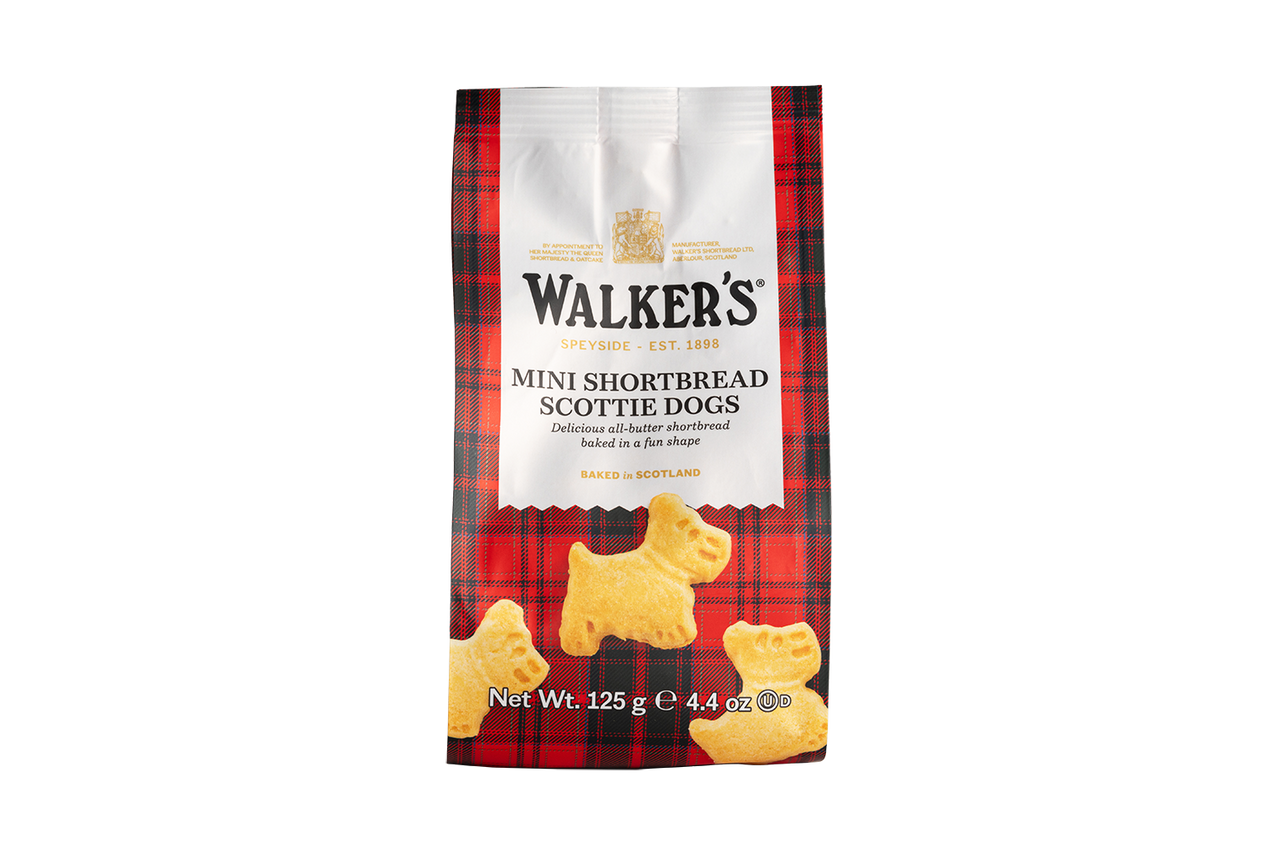 Walkers Shortbread - MINI Scottie Dogs, 125g