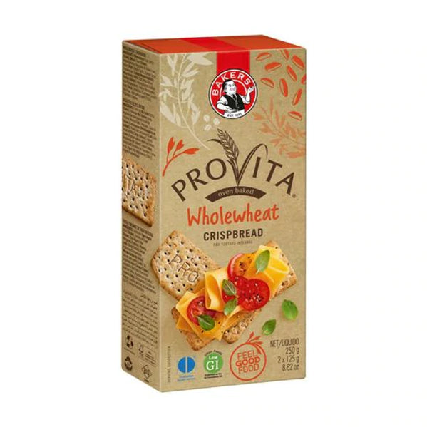 Bakers Provita Wholewheat Crispbread (250g)