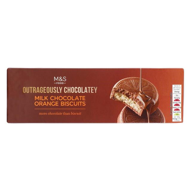 Marks & Spencer Outrageously Chocolatey Milk Chocolate Orange Biscuits