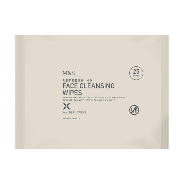 M&S Refreshing Face Cleansing Wipes 25 per pack