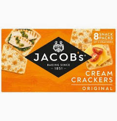 Jacobs Cream Crackers Snackpack 185g