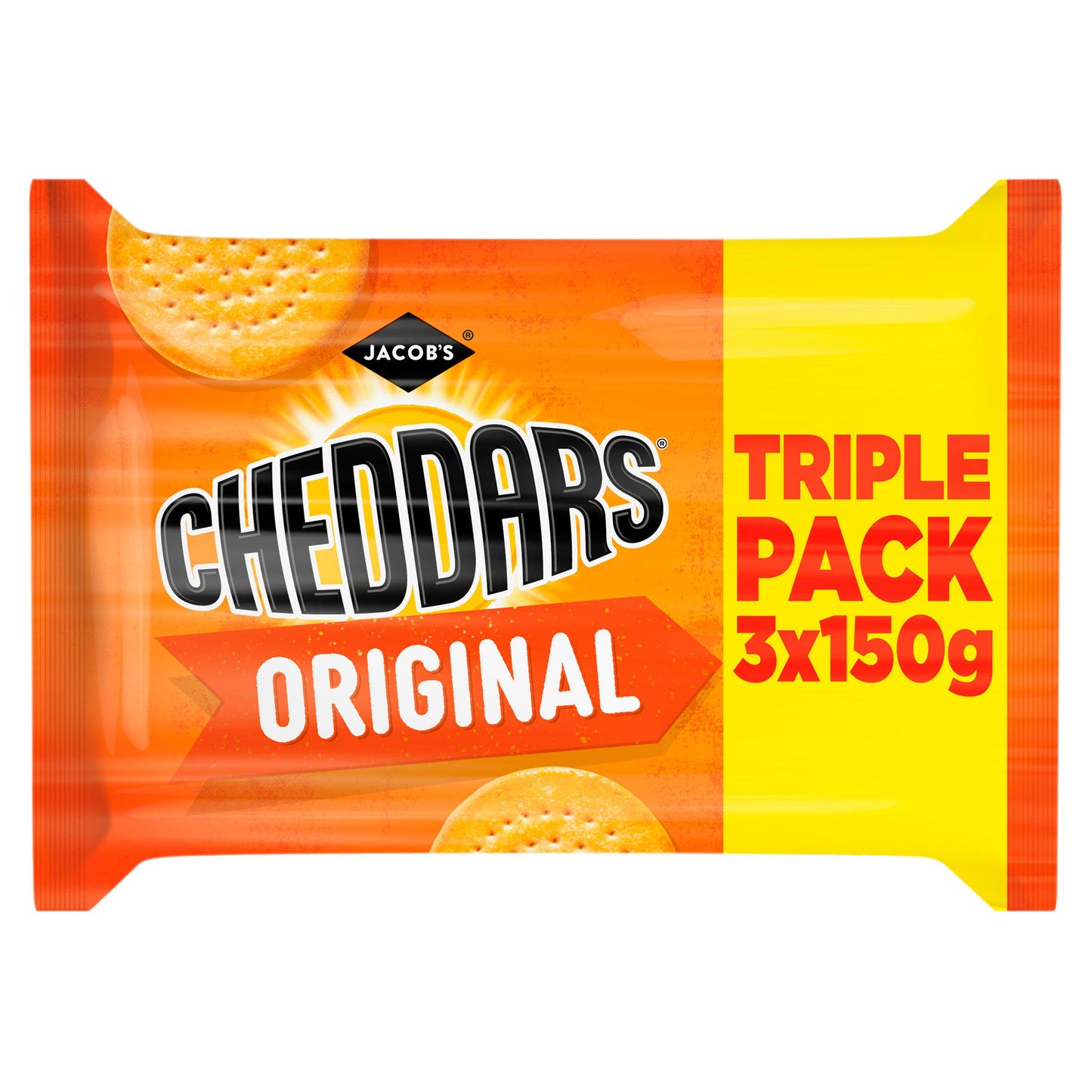 Jacob's Cheddars Triple Pack 3 x 150g