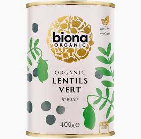 Biona Organic Lentils Vert 400g