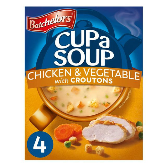 Batchelors Cup A Soup Chicken & Vegetable 4 Sachets