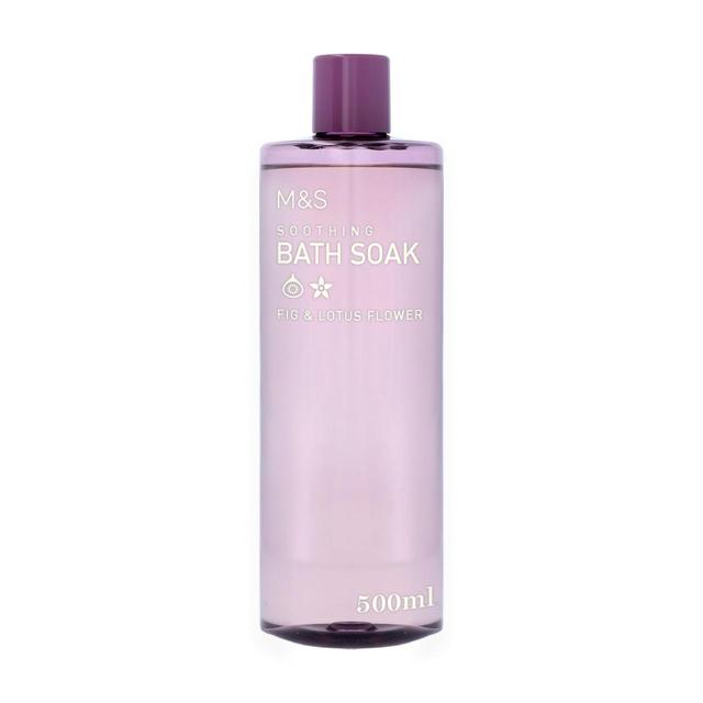 M&S Soothing Bath Soak 500ml - Fig & Lotus Flower