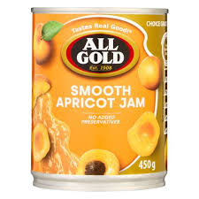 All Gold Smooth Apricot Jam (450g)