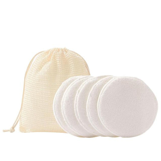 Marks & Spencer  5 Reusable Cotton Make Up Remover Pads & Bag, White