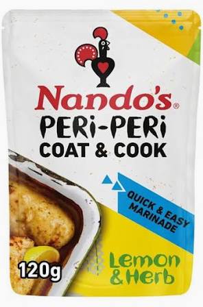 Nando's Coat 'N Cook Lemon & Herb Peri Peri Marinade 120g