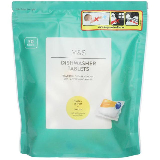 M&S Dishwasher Tablets 30 per pack