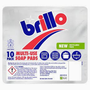 Mr Muscle Brillo 10 Multi-Use Soap Pads