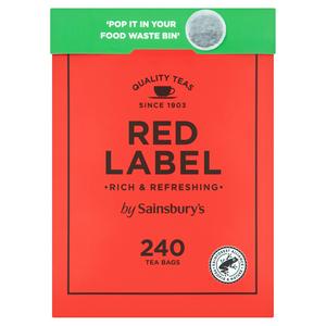 Sainsbury's Red Label Tea Bags x240 750g