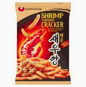 Nong Shim Shrimp Crackers - Hot & Spicy (75g)