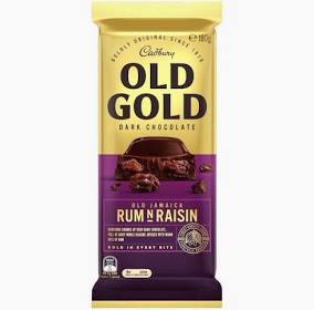 Cadbury Old Gold Old Jamaica Rum & Raisin (180g)