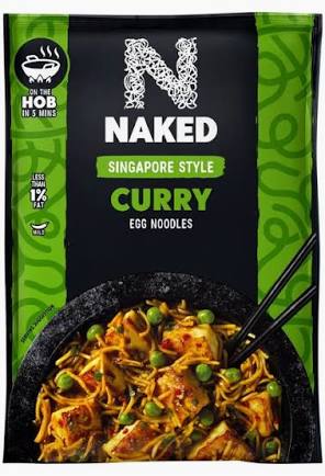 Naked Singapore Style Curry Noodle, 100g