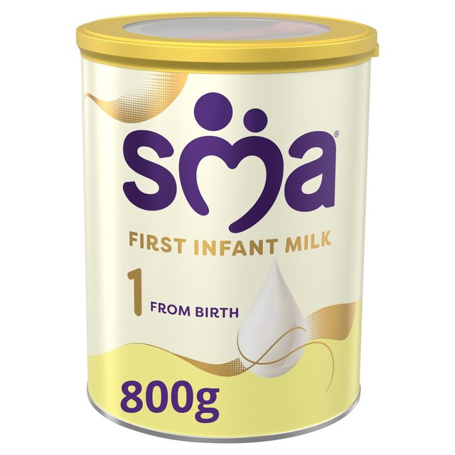 SMA Pro 1 First Infant Milk Powder, From Birth 800g