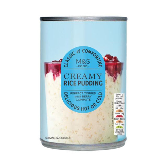 M&S Creamed Rice Pudding 400g