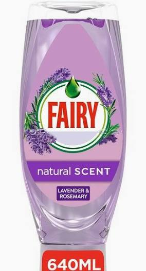 Fairy Naturals Washing Up Liquid Lavender & Rosemary 640ML