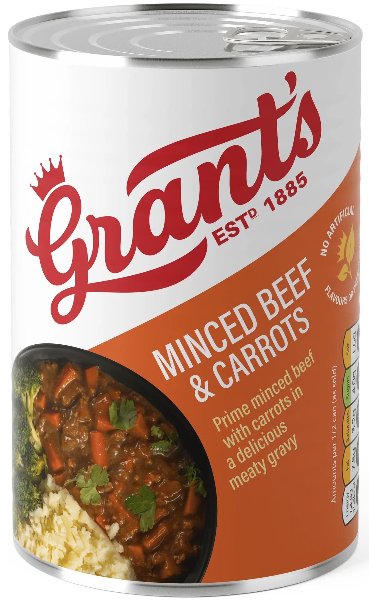 Grant's Minced Beef & Carrots 392g