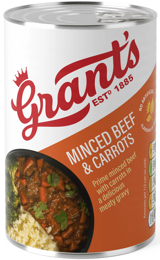 Grant's Minced Beef & Carrots 392g