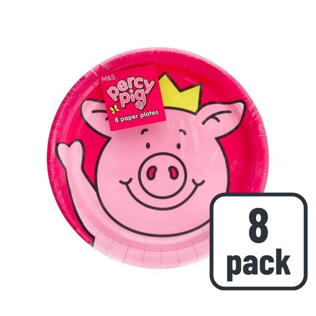 Marks & Spencer Percy Pig Paper Party Plates 8 per pack