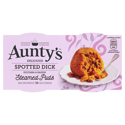 Aunty's Spotted Dick 2 X 95g