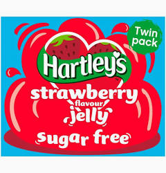 Hartley's Sugar Free Strawberry Jelly Crystals 23g