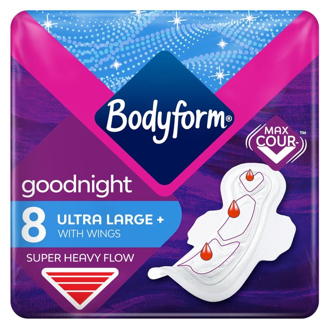 Bodyform Goodnight Ultra With Wings (8 per pack)