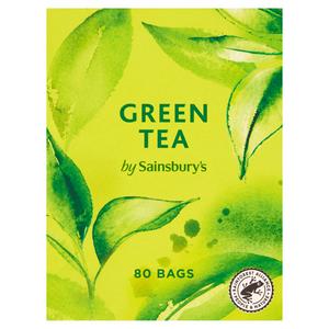 Sainsbury's Green Tea x80 Tea Bags 152g