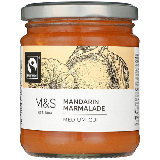 M&S Fairtrade  Medium Cut Mandarin Marmalade 340g