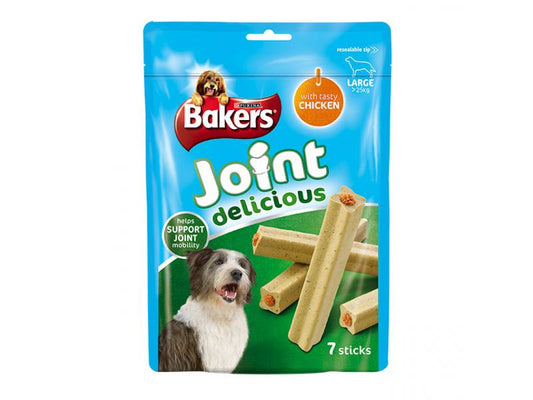 Bakers Joint Delicious Large Dog Treats Chicken 7 per pack