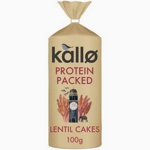 Kallo Protein-Packed Lentil Cakes with Seeds 100g