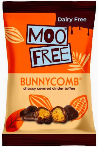 Moo Free Choccy Rocks - Bunnycomb 1 x 35G