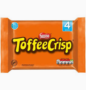 Toffee Crisp Chocolate Bar 4 Pack 52g