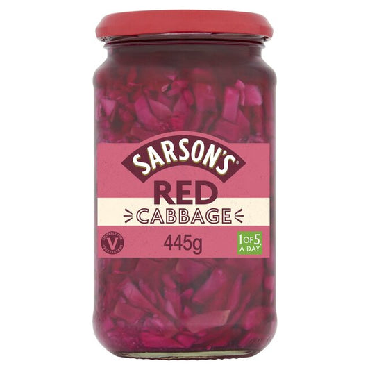 Sarson's Sweet & Mild Pickled Red Cabbage 445g