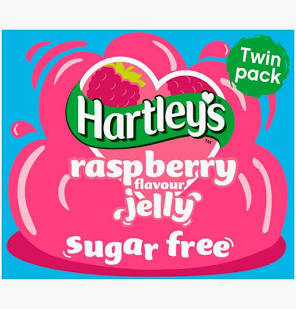 Hartley's Sugar Free Raspberry Jelly Crystals 23g