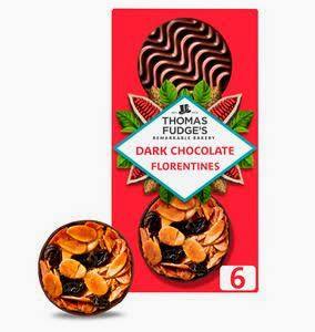 Fudges Belgian Dark Chocolate Florentines (140g)