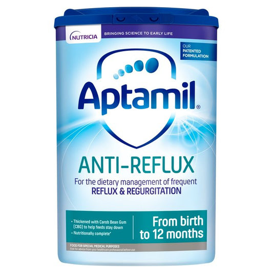 Aptamil Anti-Reflux Baby Milk Formula Powder from Birth to 12 Months 800g