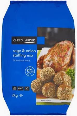 Chef's Larder Sage & Onion Stuffing Mix 2kg