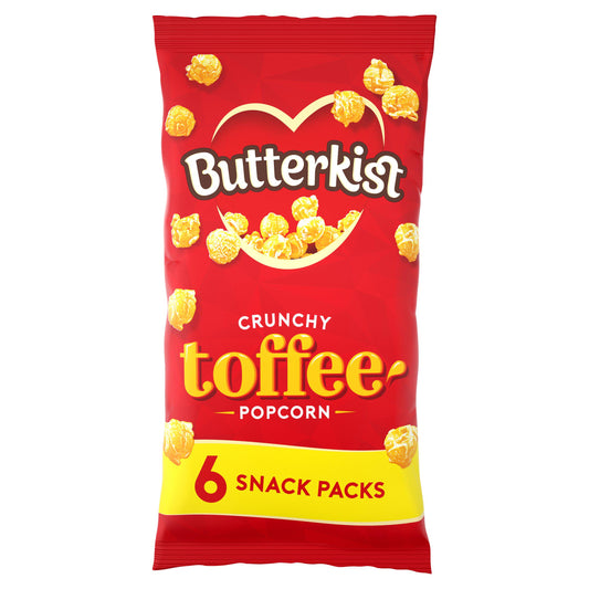 Butterkist Toffee Popcorn 6X25g