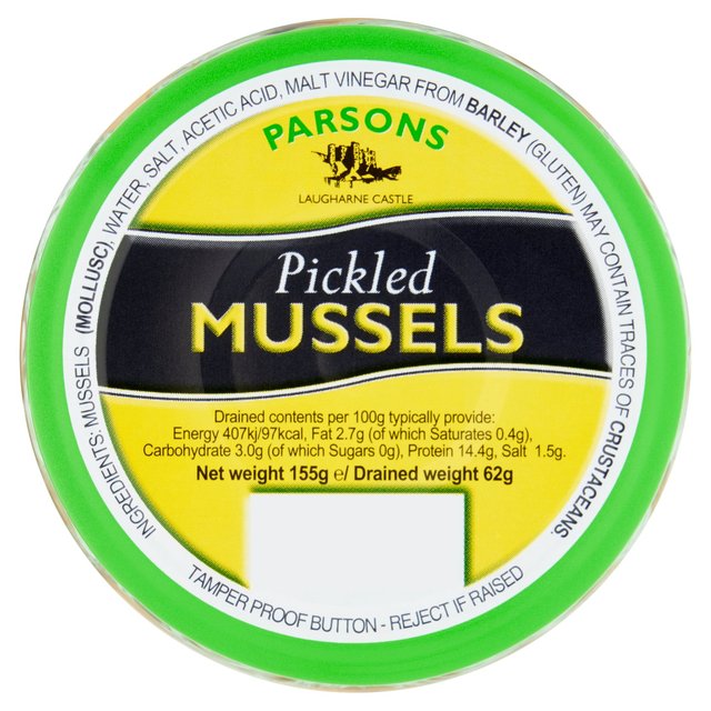 Parsons Welsh Pickled MUSSELS (155g)