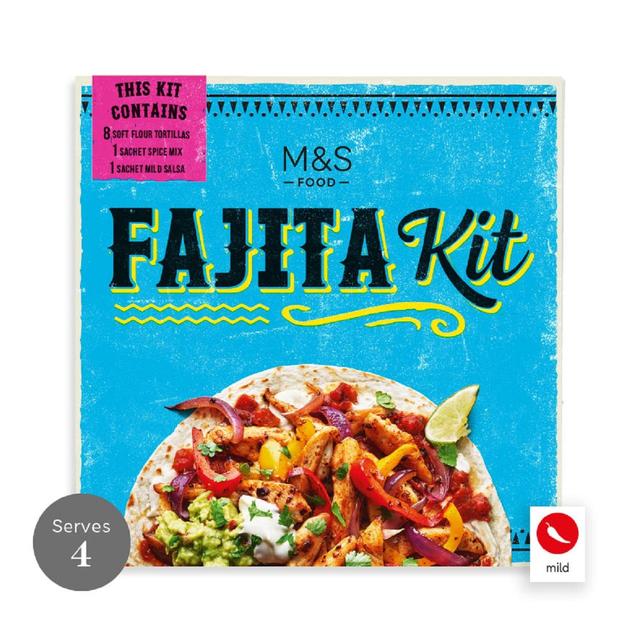 M&S Smoky BBQ Fajita Kit 553g