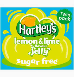 Hartley's Sugar Free Lemon & Lime Jelly Crystals 23g