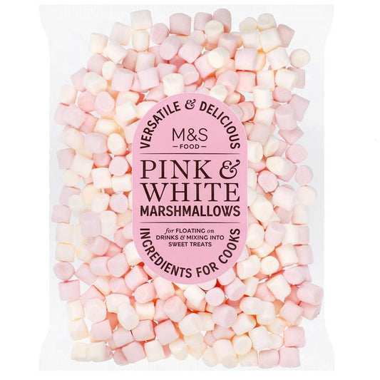 Marks & Spencer Pink and White Mini Marshmallows