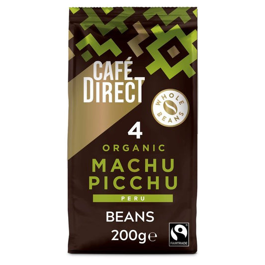 Cafedirect Machu Pichu Peruvian Coffee Beans 200g