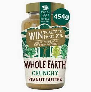 Whole Earth Crunchy Peanut Butter 454g